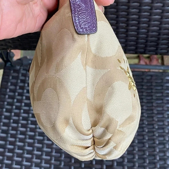 Coach Poppy Pop C CPLIQUE GROOVY SHOULDER BAG F15309 Multicolor Canvas/Leather - Picture 8 of 17